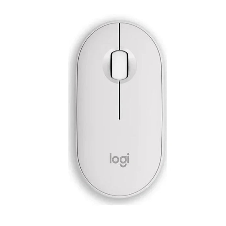 Logitech Pebble 2 M350s Wireless/Bluetooth Mouse - Tonal White - Tashqila Logitech Pebble 2 M350s Wireless/Bluetooth Mouse - Tonal White - Tashqila